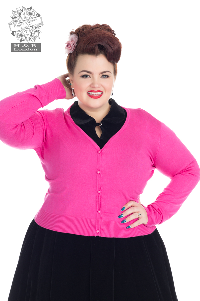 Fuchsia Pink Cardigan